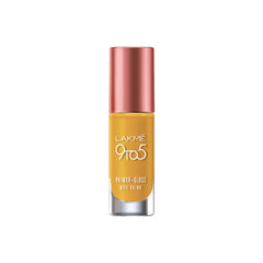 Lakmé 9 to 5 Primer + Gloss Nail Colour, Mustard Master, 6 ml