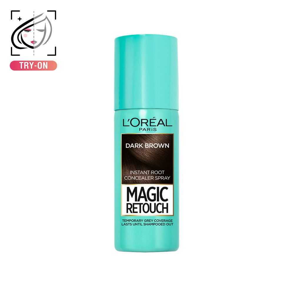 L'Oreal Paris Magic Retouch Instant Root Concealer Spray - Dark Brown - 75ml