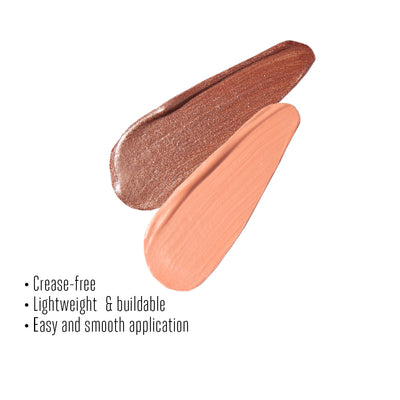 Lakme Absolute Explore Liquid Eye Shadow - Earthy Matte & Shimmering Sunset - 10ml