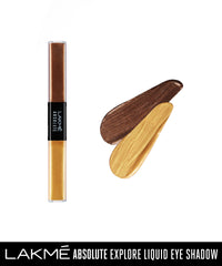 Lakme Absolute Explore Liquid Eye shadow Blackstar Gold & Karat Gold 10ml