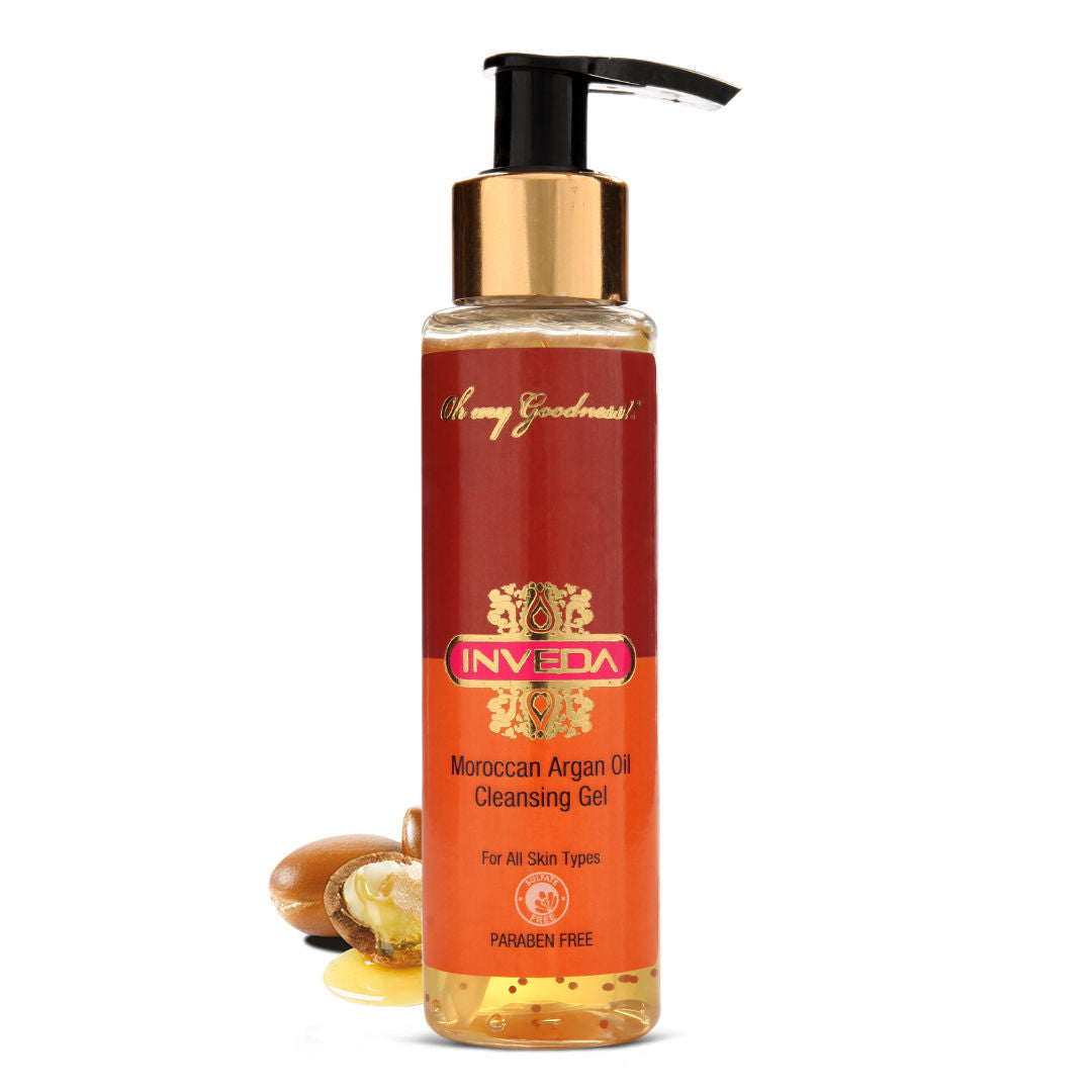 Inveda Moroccan Argan Oil Cleansing Gel - 100ml