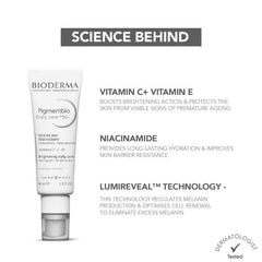 Bioderma Pigmentbio SPF 50+ Daily Care Cream - 40ml