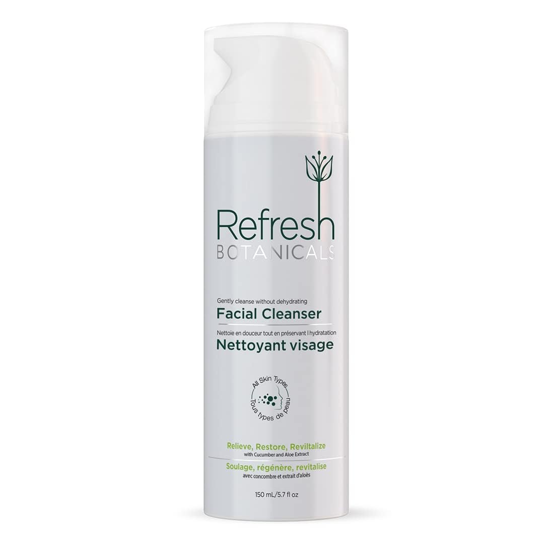 Refresh Botanicals Facial Cleanser with Cucumber Extract and Cornflower water 150ml