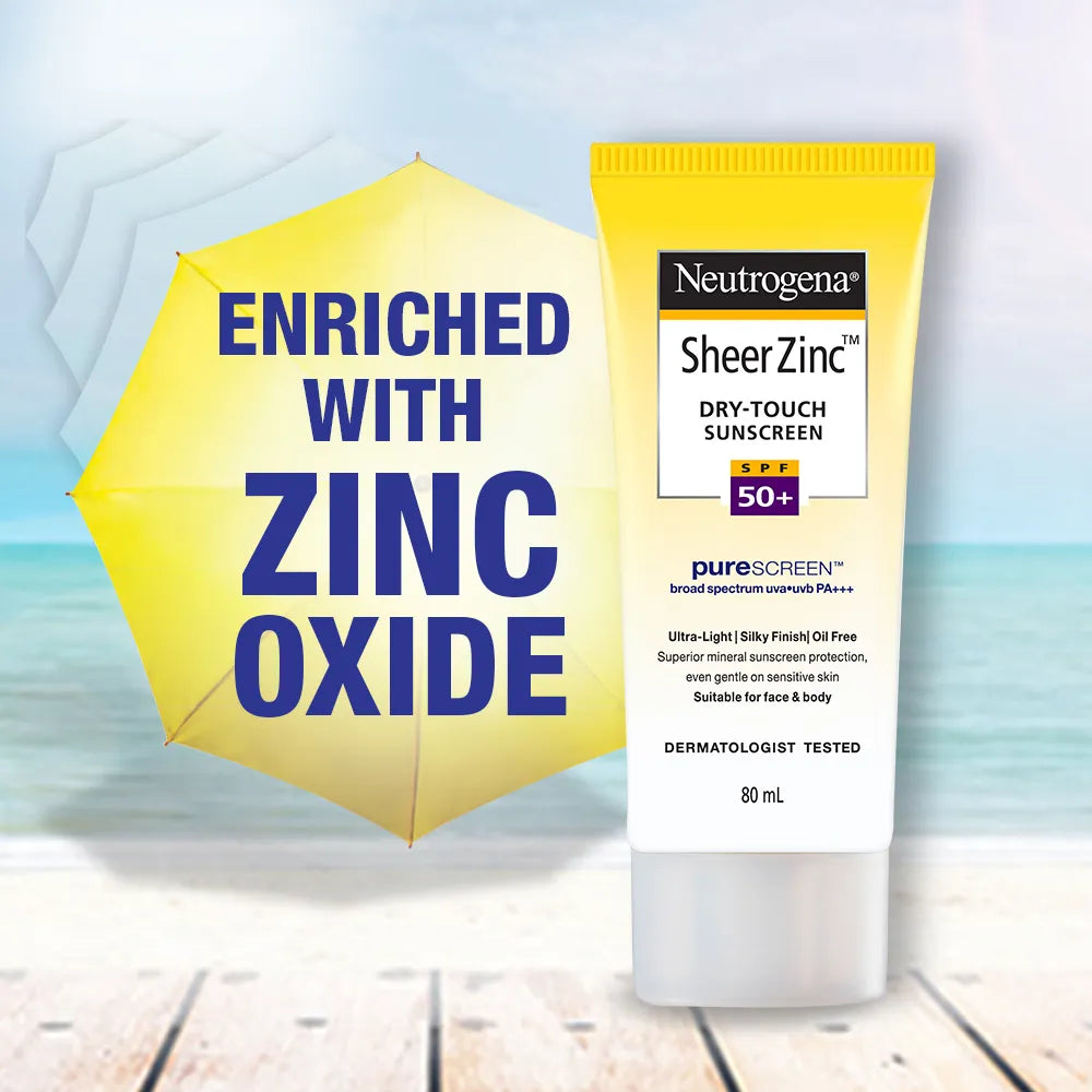 Neutrogena Sheer Zinc dry-touch sunscreen SPF50+  80ml for kids