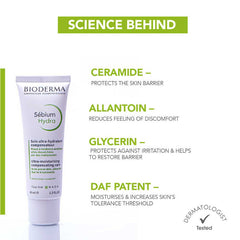 Bioderma Sebium Hydra Ultra-Moisturizer- For Dry and Acne Prone Skin - 40ml