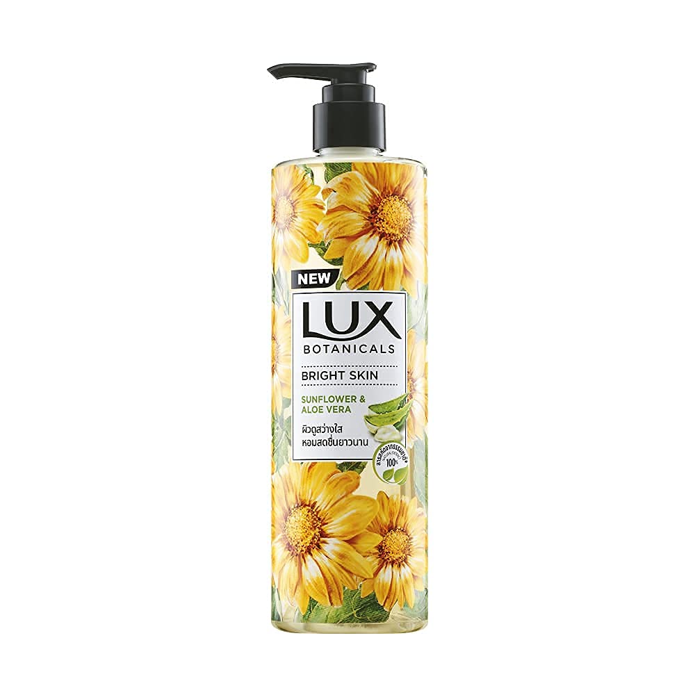 LUX Botanicals Bright Skin  Sunflower & Aloe Vera Body wash - 450ml