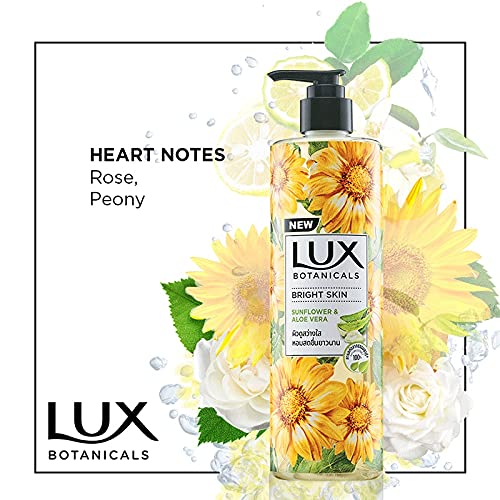 LUX Botanicals Bright Skin  Sunflower & Aloe Vera Body wash - 450ml