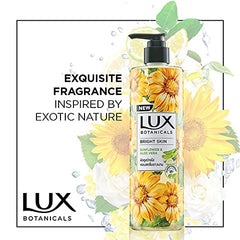 LUX Botanicals Bright Skin  Sunflower & Aloe Vera Body wash - 450ml