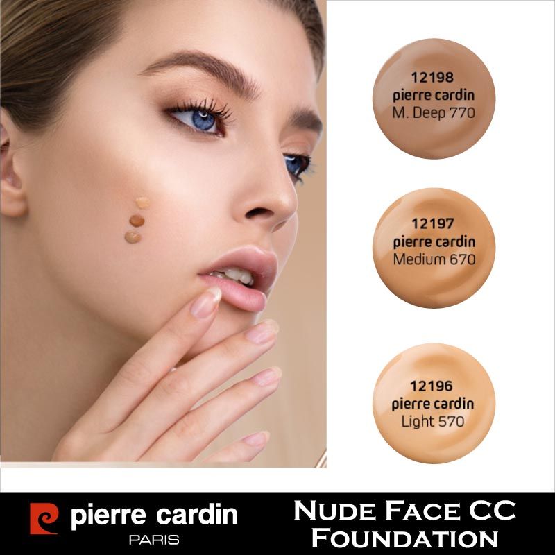 Pierre Cardin Paris - Second Skin Nude Face CC Foundation 670-Medium - 30ml