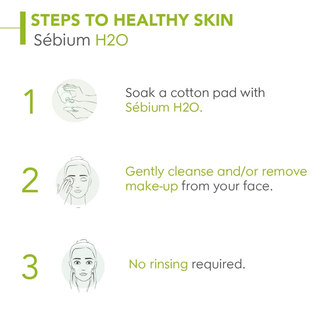 Bioderma Sébium Cleansing Water and Makeup Removing Solution - 100 ml