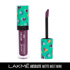 Lakme Absolute Matte Melt Mini liquid Lipstick 502 Purple Tourist 2.4ml