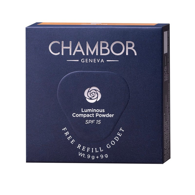 Chambor Luminous Compact Powder - Ocher 02 - 9gm