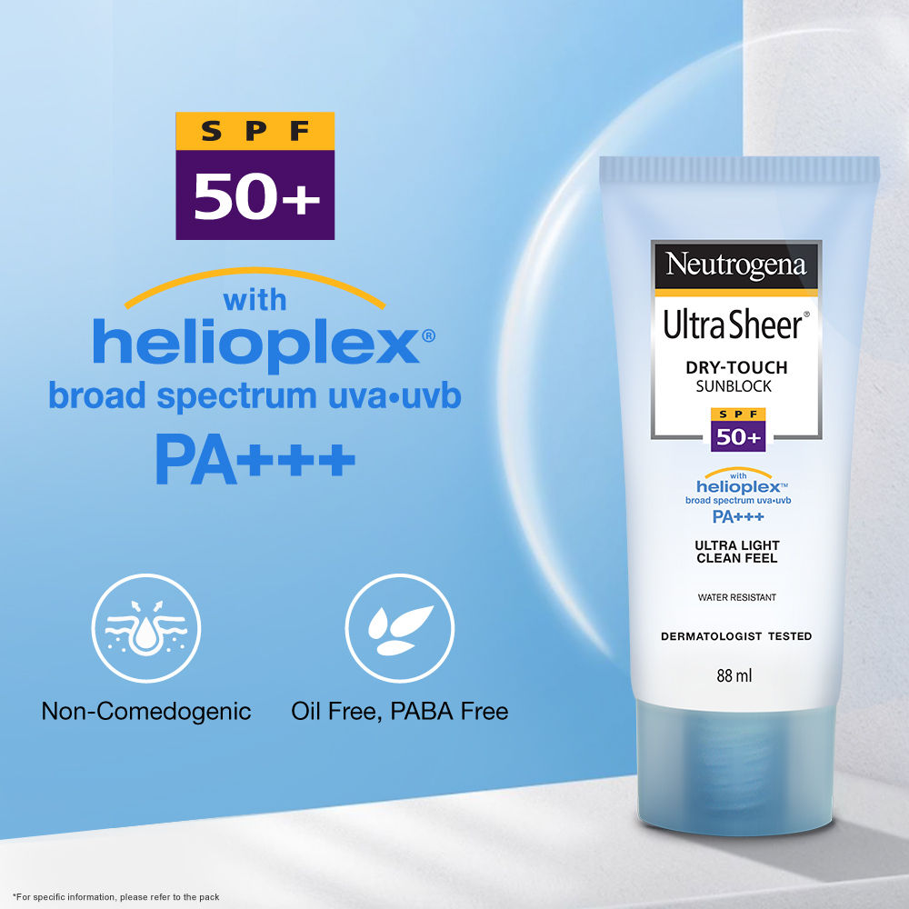 Neutrogena Ultra sheer dry-touch Sunblock SPF50+ (88ml)