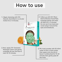 O3+ Sea White Facial With Brightening Peel Off Mask 40gm