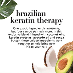 OGX Ever Straightening + Brazilian Keratin Smooth 2 Piece Starter Kit Shampoo & Conditioner