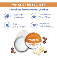 Vaseline Lip Tin Cocoa Butter - 20G