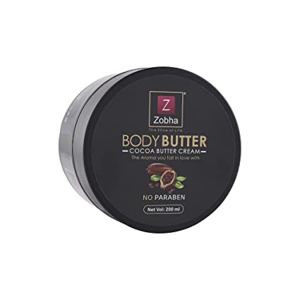 Zobha Body Butter Cocoa Butter  Cream - 200gm