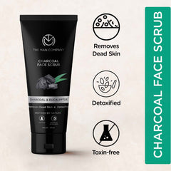 The Man Company Charcoal Tan Removal Face Scrub - 75Gm