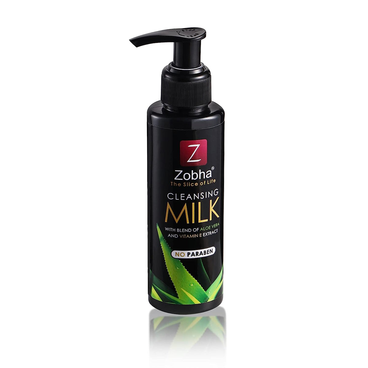 Zobha Natural Skin Care Cleansing Milk With Aloevera Extracts - 100ml