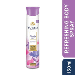 Yardley London Morning Dew Refreshing Deodorant Body Spray For Women - 150ml
