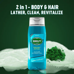 Brut Sport Style ALL-IN-ONE Shower gel for Hair & Body - 500ml