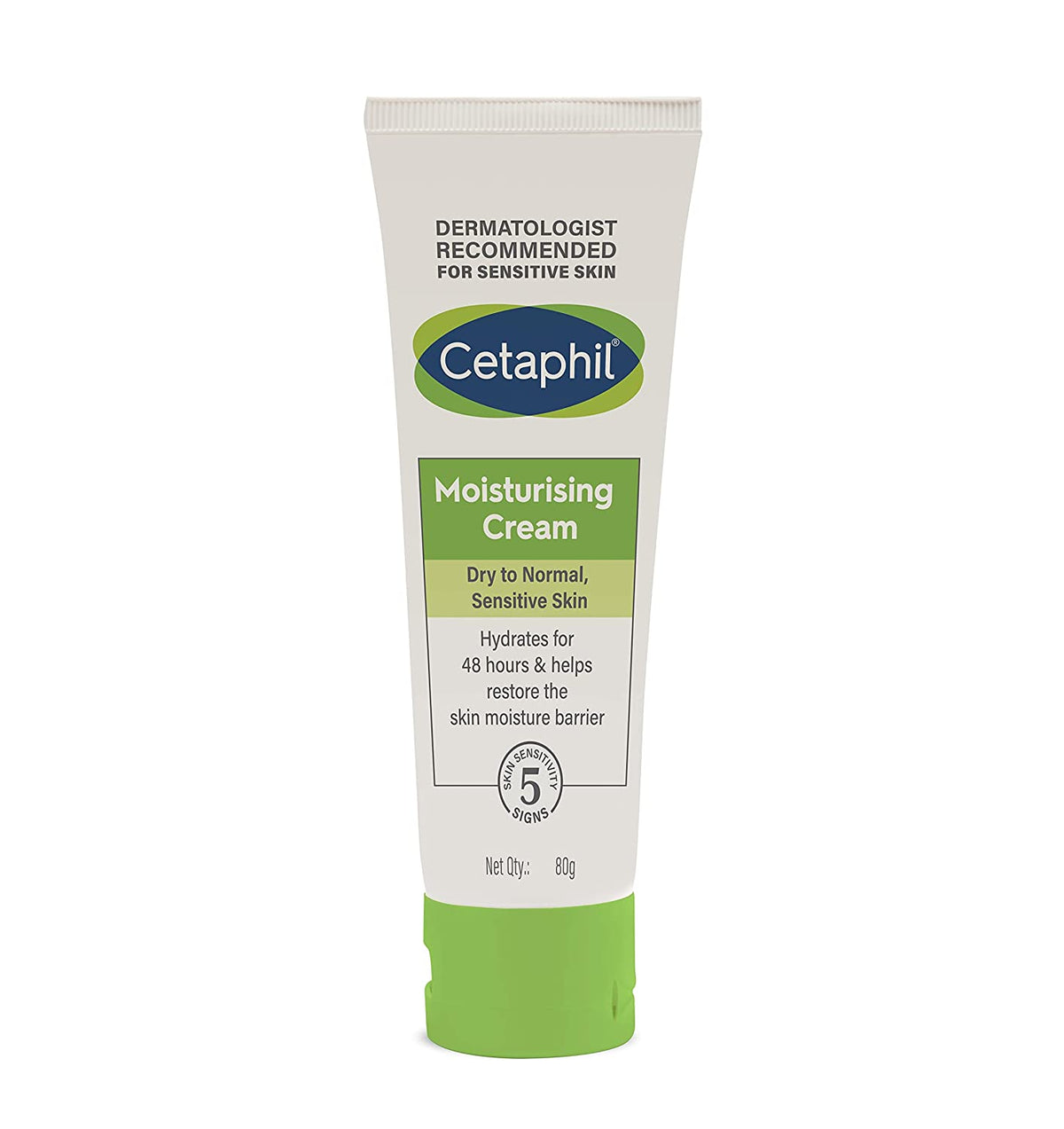 Cetaphil Moisturising Cream For Face & Body , Dry To Normal Skin - 80 gm