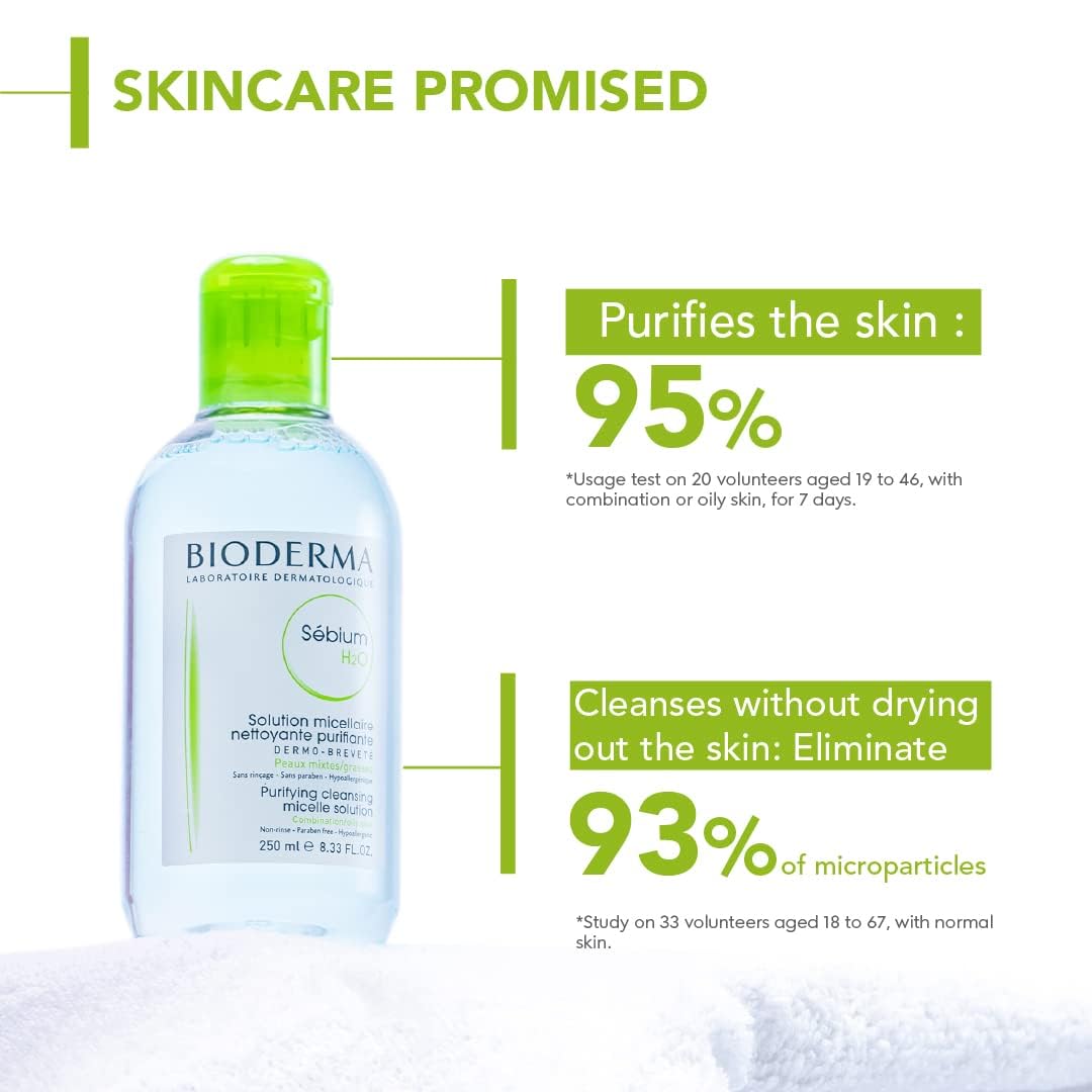 Bioderma Sébium Cleansing Water and Makeup Removing Solution - 100 ml