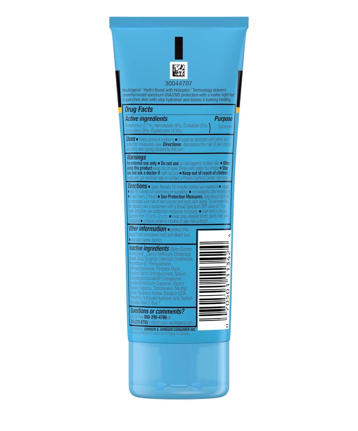Neutrogena Hydro Boost water gel lotion Sunscreen SPF50 88ml