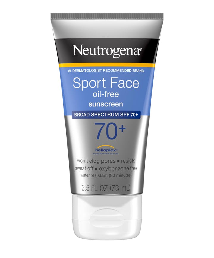 Neutrogena Sport Face oil-free sunscreen SPF 70+ 73ml