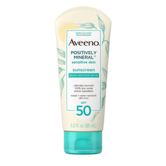 Aveeno Positively Mineral Sensitive Skin Daily Sunscreen Lotion - 88ml