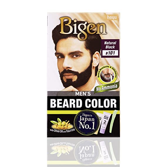 Bigen Men's Beard Color, 40g - Natural Black B101