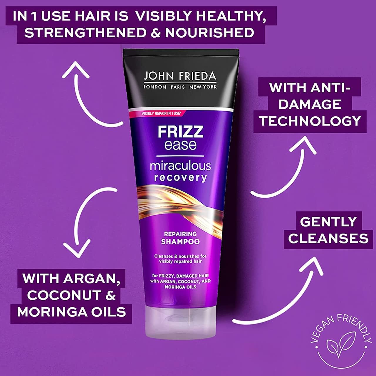 John Frieda Frizz Ease Miraculous Recovery Repairing Conditioner 250ml