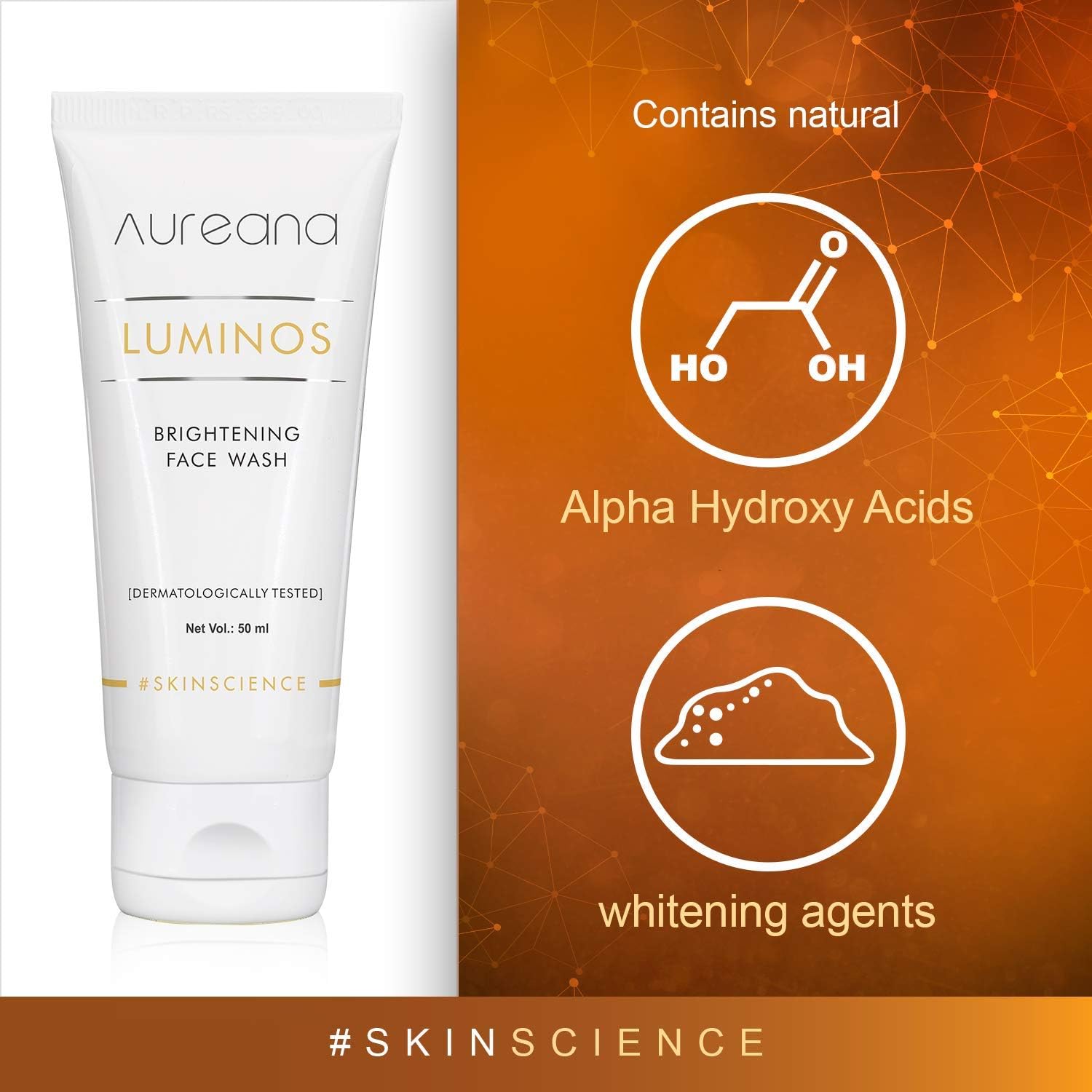 Aureana Luminos Brightening Face wash 50 ml