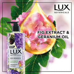 Lux Botanical Skin Renewal Fig Extract & Geranium Oil Body Wash - 450ml