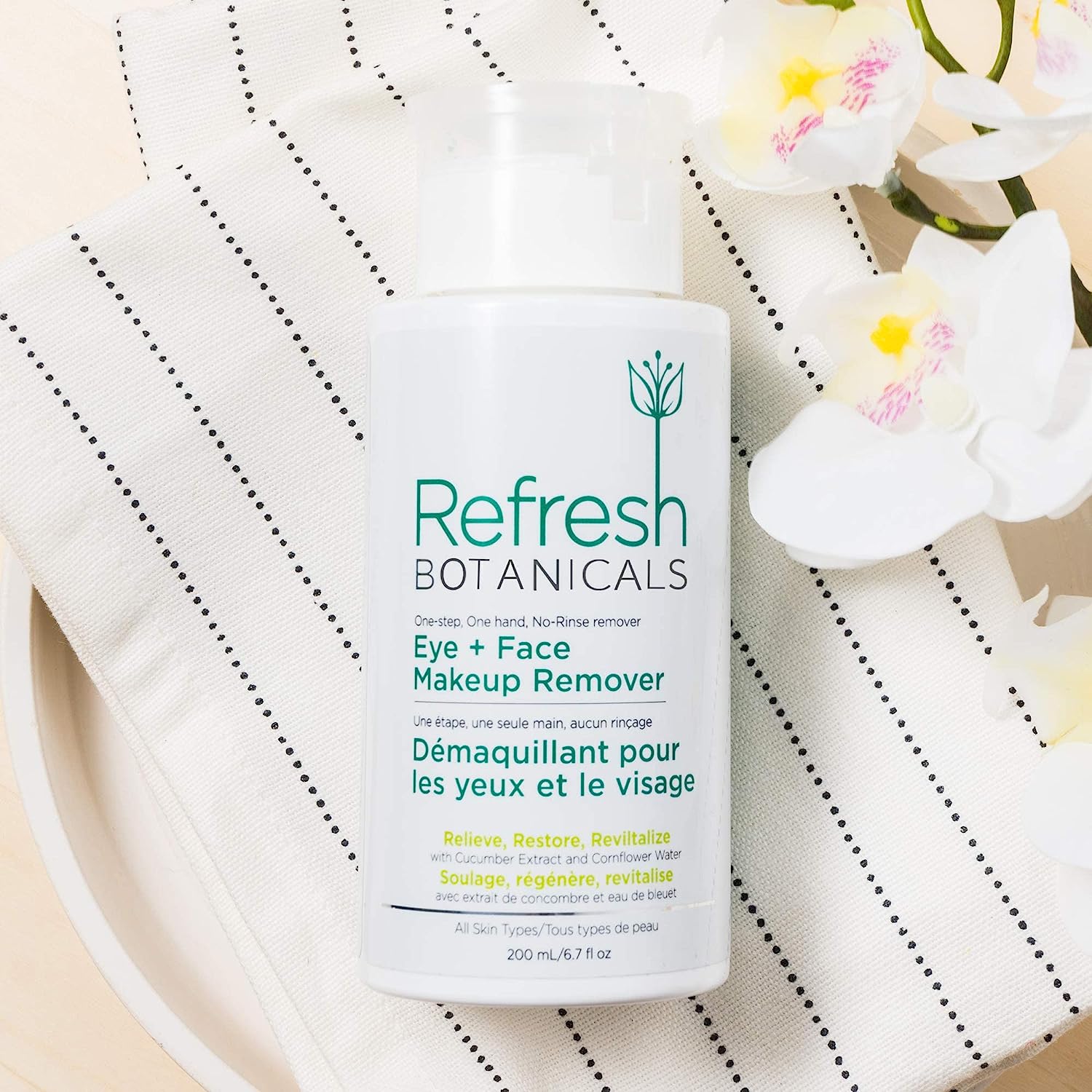 Refresh Botanicals Eye & Face MakeUp Remover 200ml