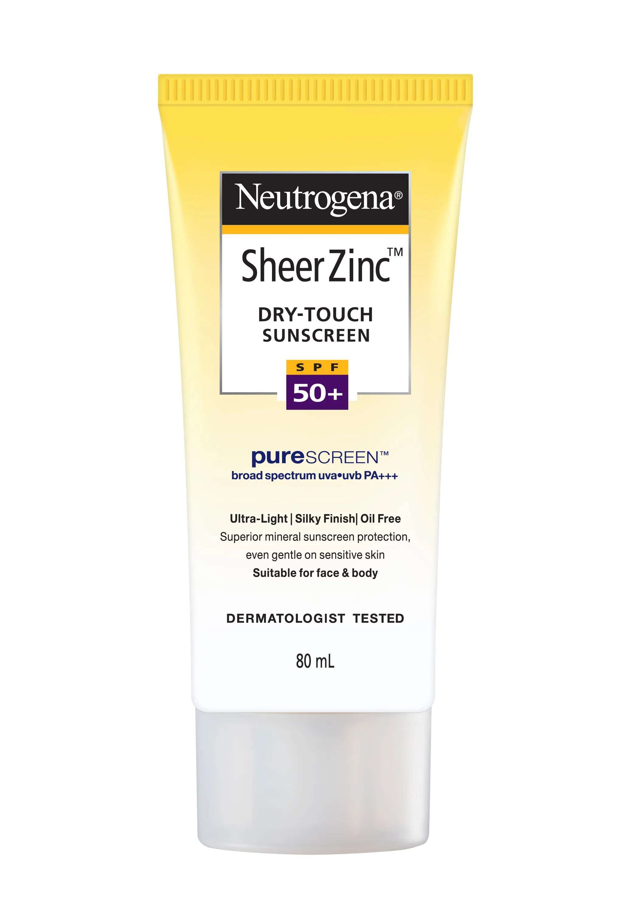 Neutrogena Sheer Zinc dry-touch sunscreen SPF50+  80ml for kids