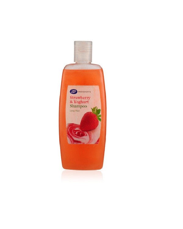 BOOTS STRAWBERRY AND YOGHURT  SHAMPOO LONG HAIR