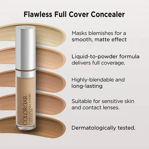 Color Bar Silk 04 Flawless Full Cover Concealer 6ml