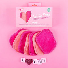 MakeUp Eraser I HEART YOU 7-Day Set (Pack of 7)