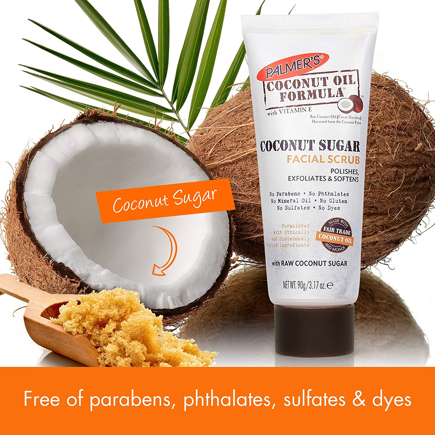 Palmer's Coconut Oil Sugar Facial Scrub-200g