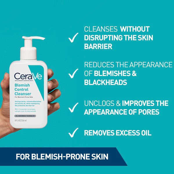 CeraVe Blemish Control Face Cleanser - 236ml