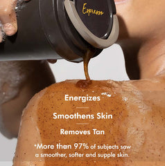 M Caffeine Espresso Coffee Body Wash + Scrub with Natural AHA - 300ml
