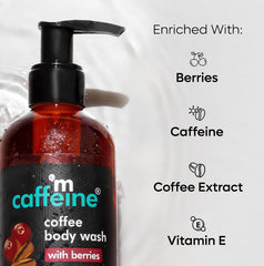 M Caffeine Coffee & Vitamin C Berries Body Wash - 200ml