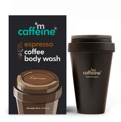 M Caffeine Espresso Coffee Body Wash + Scrub with Natural AHA - 300ml