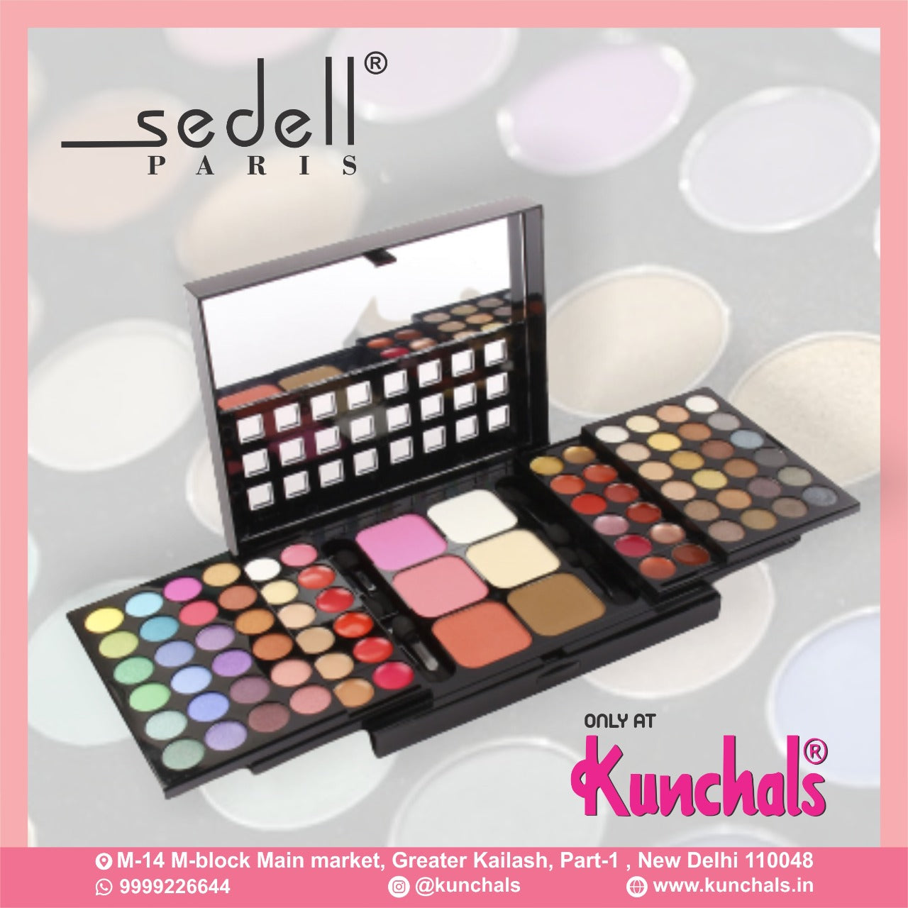 Sedell Pro Make Up Nuclea Makeup Palette (Pack Of 78)