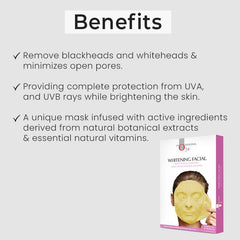 O3+ Whitening Facial Kit With Brightening & Whitening Peel Off  Mask 40gm