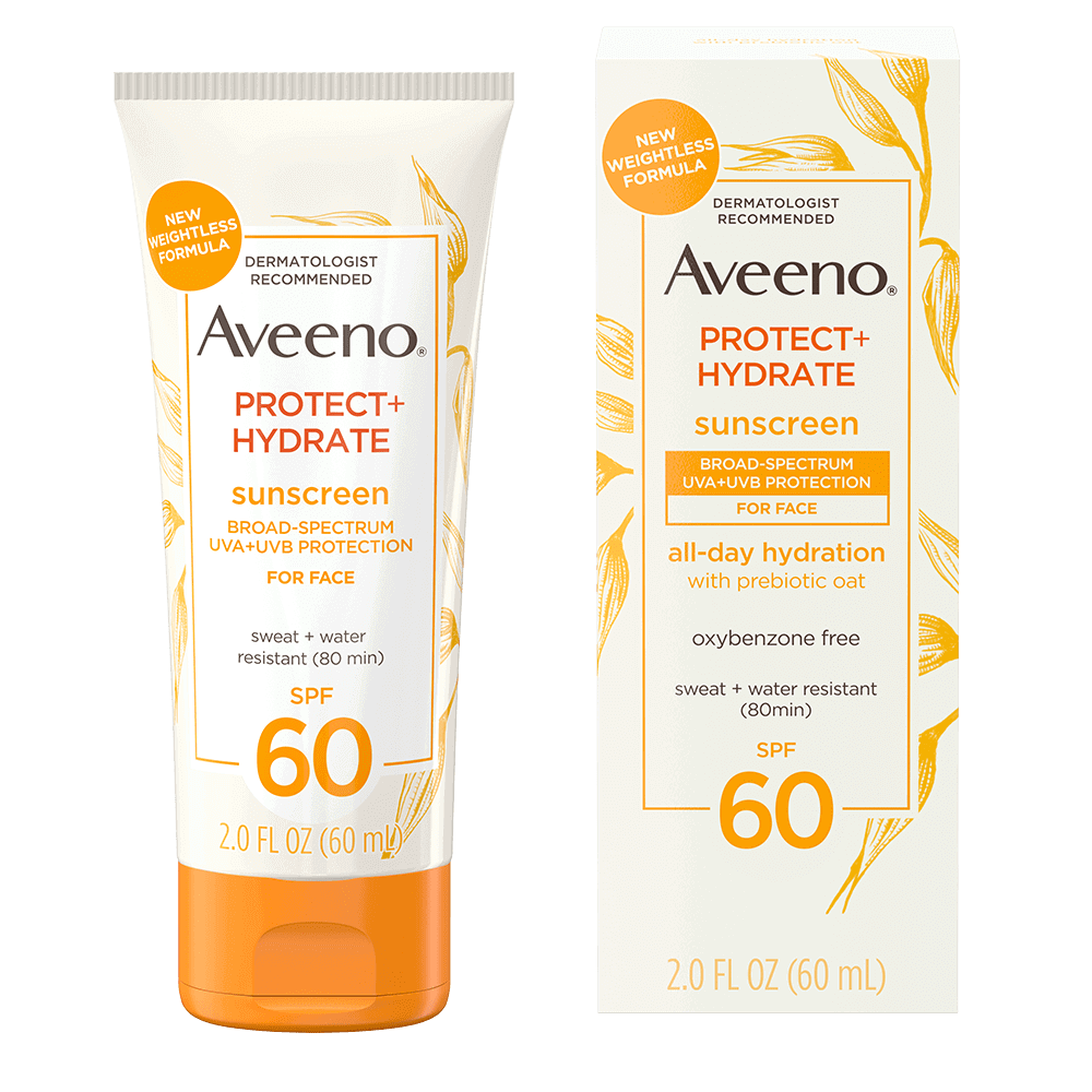 Aveeno Protect+Hydrate sunscreen For Face SPF60 (60ml)