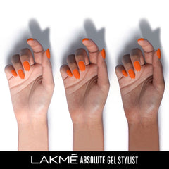 Lakmé Absolute Gel Stylist Nail Color, 99 Pumpkin - 12ml