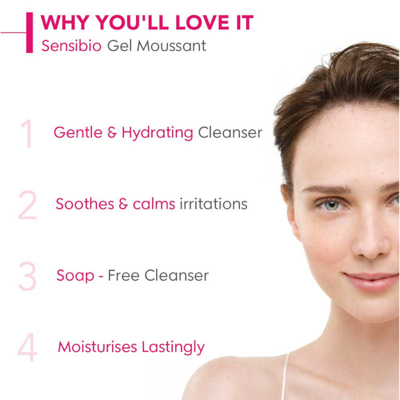 Bioderma Sensibio Gel Moussant Soothing Foaming Soap Free Gel Moisturises