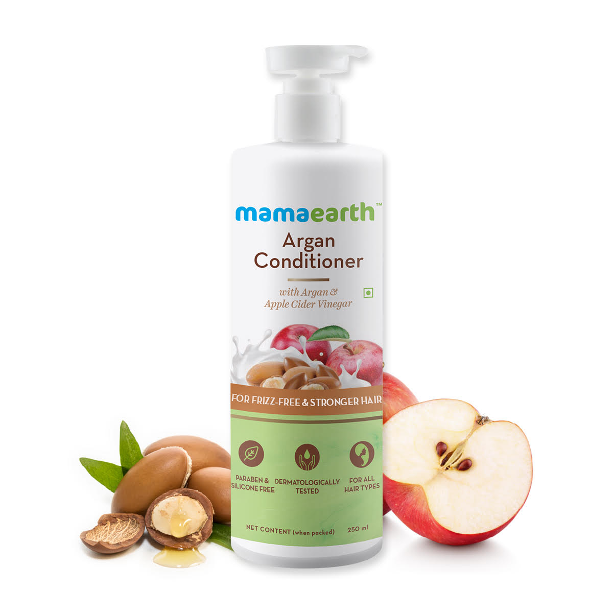 Mamaearth Argan & Apple Cider Vinegar Conditioner For Dry & Frizzy Hair - 250ml